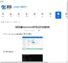 如何设置teamviewer的IP地址进行远程访问-teamviewer设置IP地址实现远程访问的方法 - 91手游网